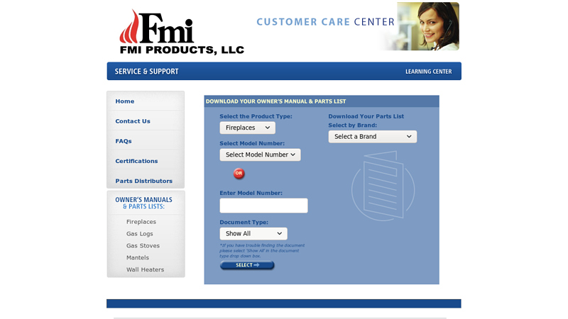 FMI Customer Care Center