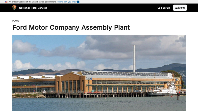 Ford Motor Company Assembly Plant (U.S. National Park Service)