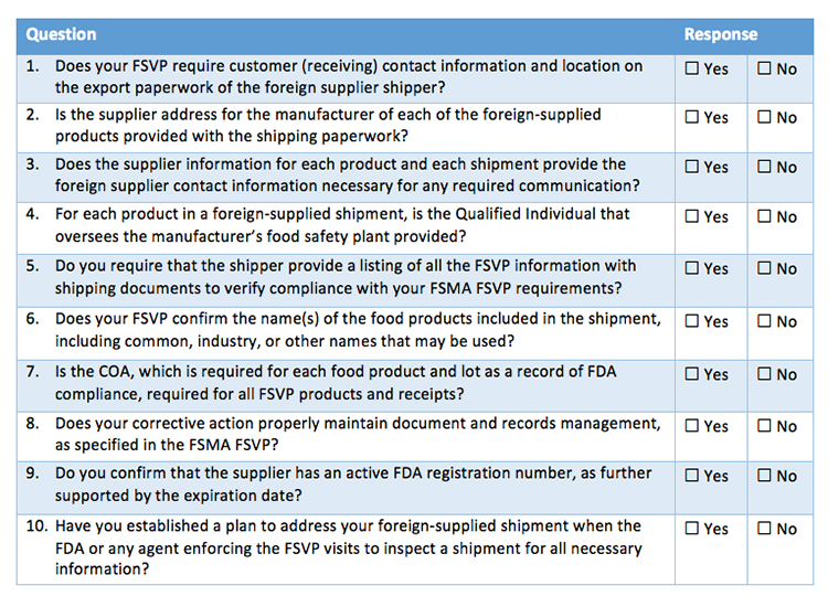 Foreign Verification Program industry insight