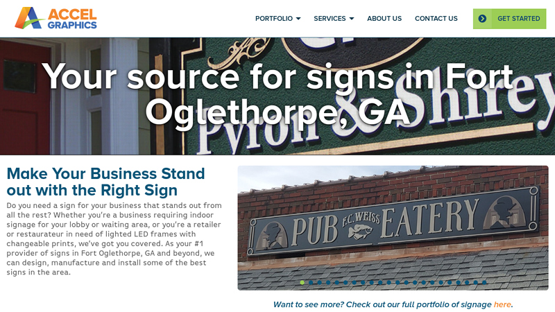 Fort Oglethorpe, GA Business Signs and Signage