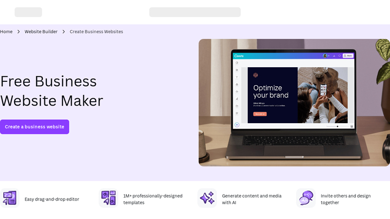Free Business Website Maker - Create a Business Website
