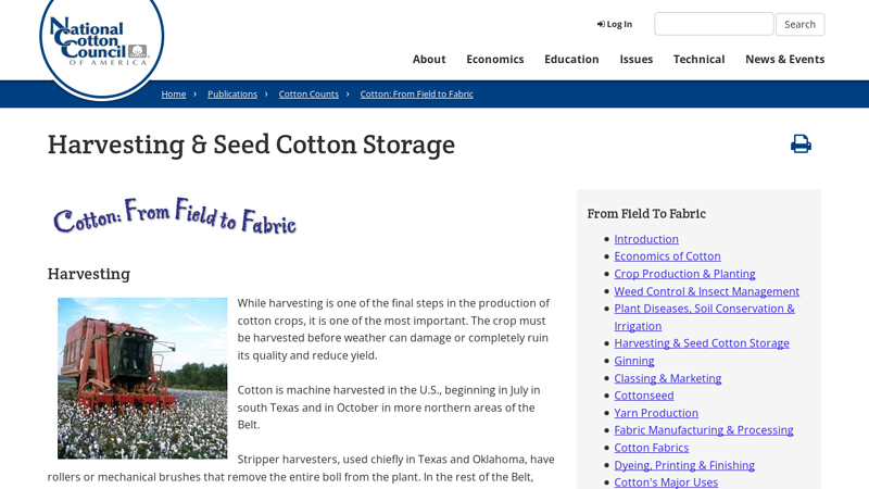 From Field to Fabric