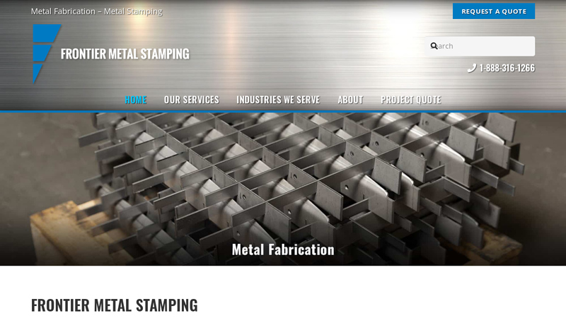 Frontier Metal Stamping: Metal Stamping
