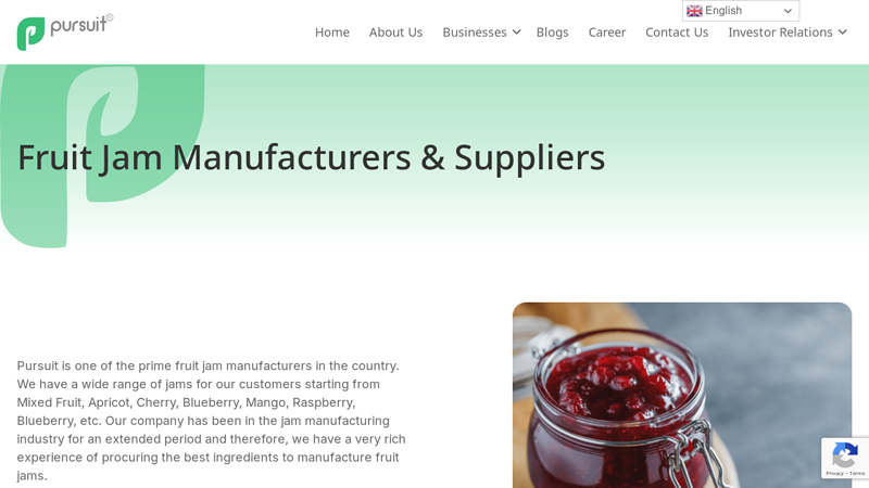 Fruit Jam Manufacturers & Suppliers, Exporter in India