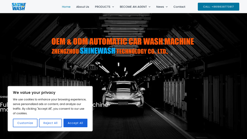 Full Automatic Car Wash Machine Factory