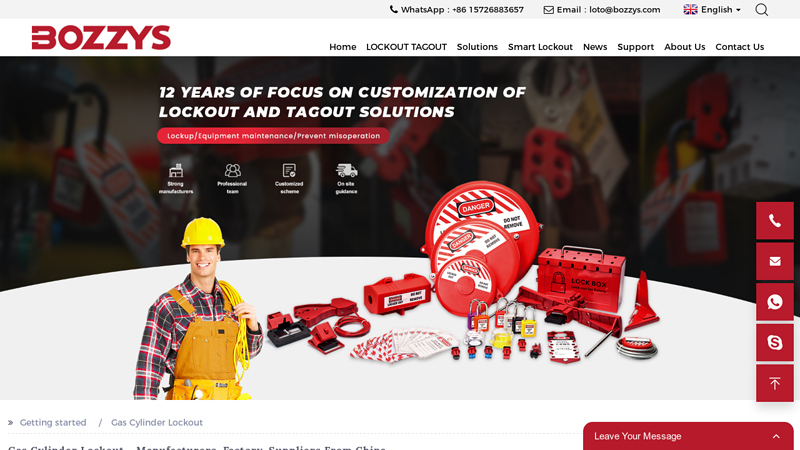 Gas Cylinder Lockout
