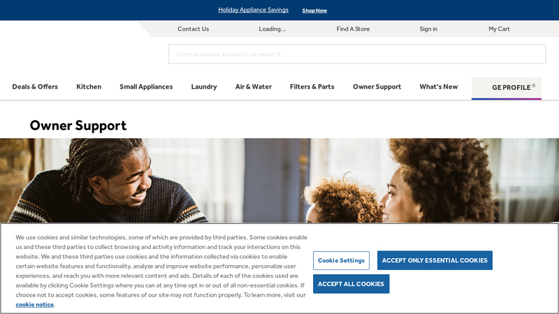 GE Appliances Service and Support by Product Line