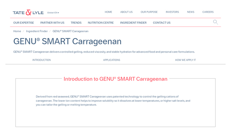 GENU® SMART Carrageenan
