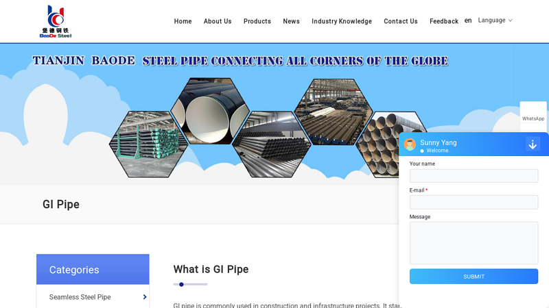 GI Pipe Suppliers and Manufacturers
