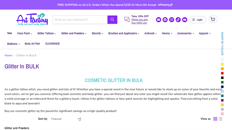 Glitter In BULK