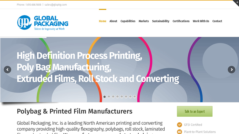 Global Packaging Inc.