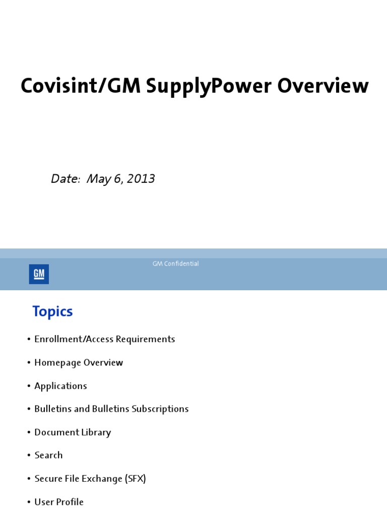 GM SupplyPower
