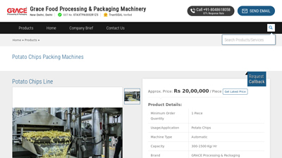 Potato Chips Packing Machines