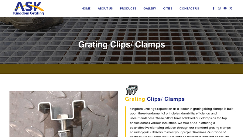 Grating Clips/ Clamps