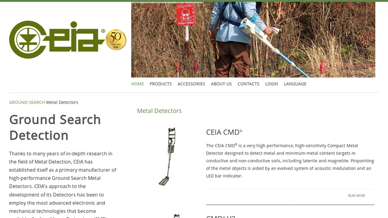 Ground Search Metal Detectors
