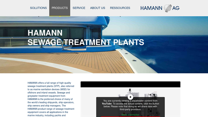 hamann sewage treatment plants