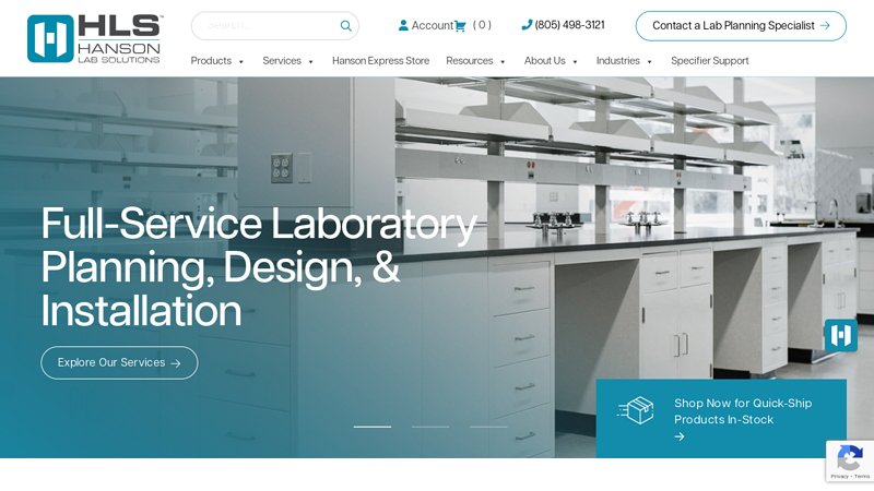 Hanson Lab Solutions: Laboratory Furniture Manufacturer