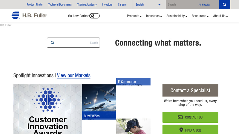 H.B. Fuller: Connecting what matters