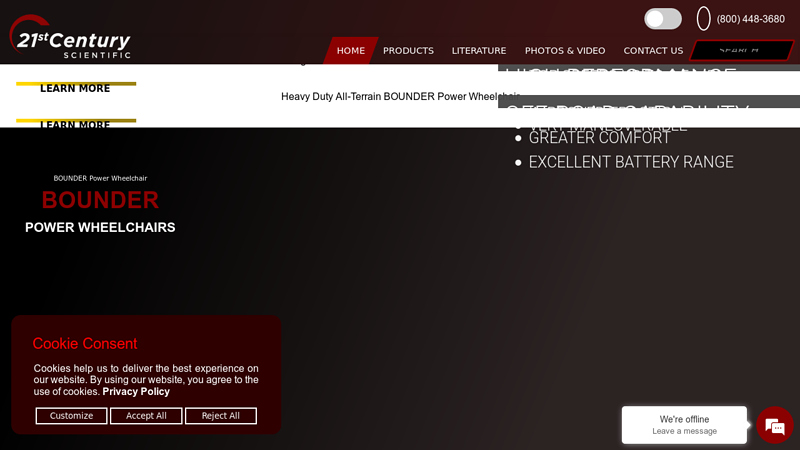 High Quality BOUNDER Power Wheelchairs