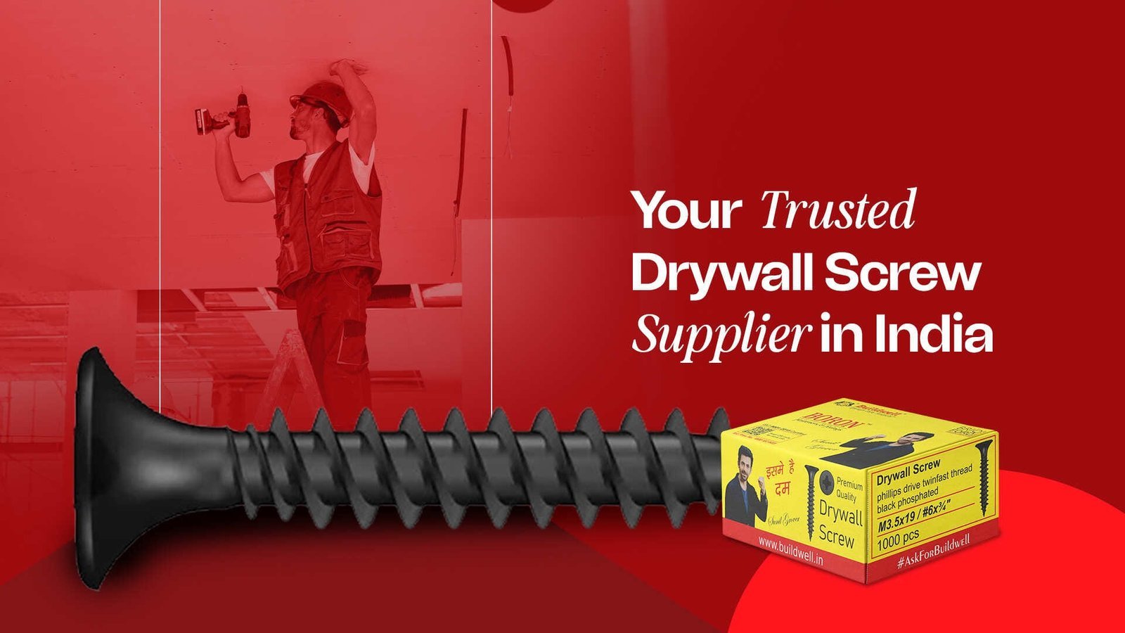 High-Quality Drywall Screws Manufacturer in India