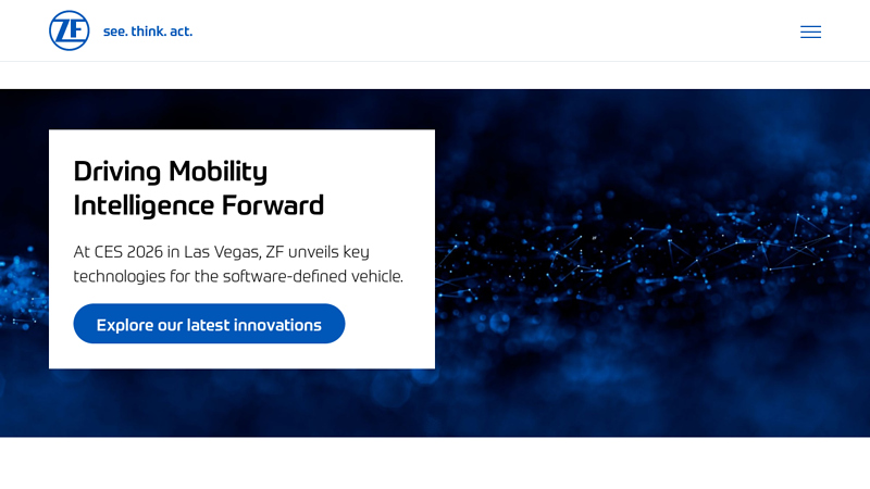 Homepage ZF Friedrichshafen AG
