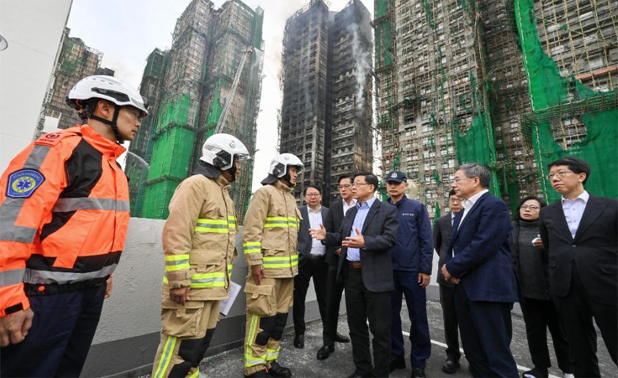 Hong Kong Probes Building Materials After Apartment Tower Blaze ...