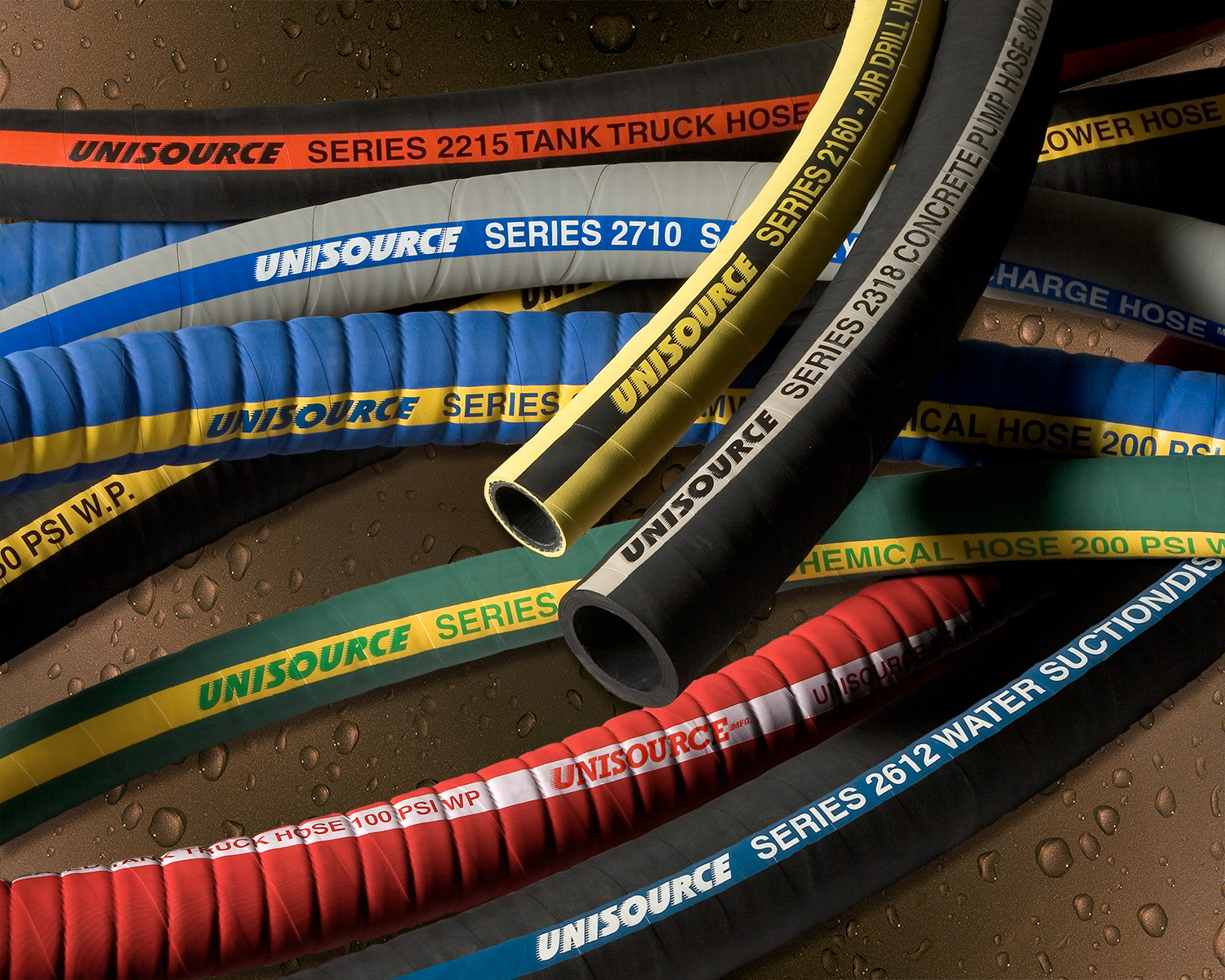Hose products of every type from Unisource Manufacturing.