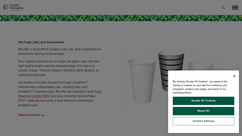 Hot Cups, Lids, and Accessories