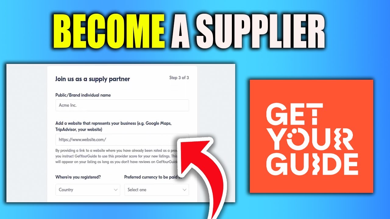 How to Become a GetYourGuide Supplier the Easy Way