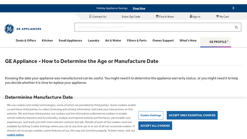 How to Determine the Age or Manufacture Date