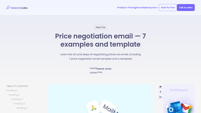 How to write price negotiation email with 7 samples and template