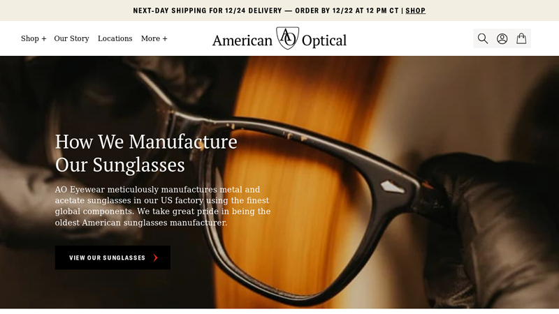 How We Manufacture Our Sunglasses