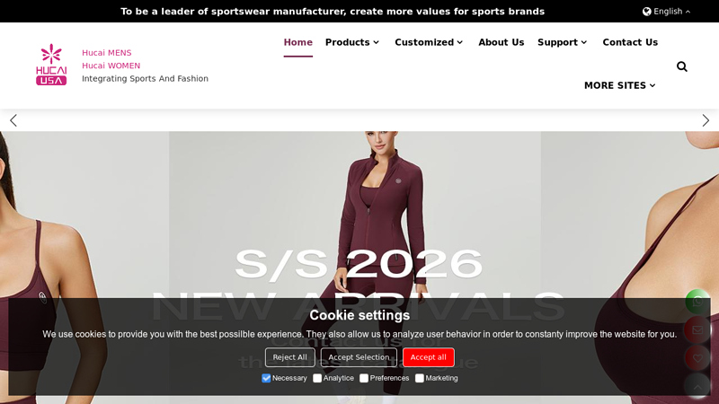 Hucai Sportswear Manufacturer