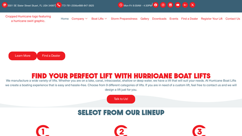 Hurricane Boat Lifts