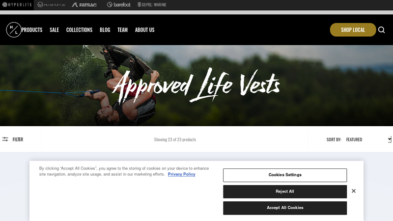 Hyperlite Life Jackets for Watersports Safety