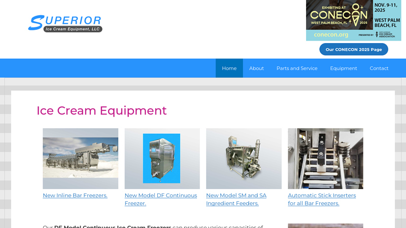 Ice Cream Equipment