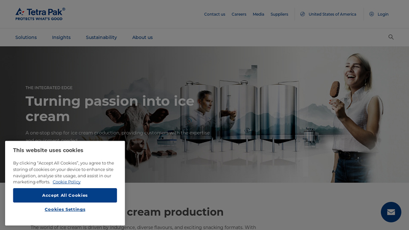 Ice cream production and manufacturing