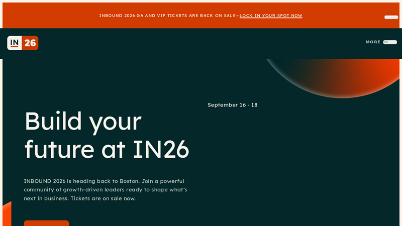 INBOUND - HubSpot's Marketing & Sales Conference