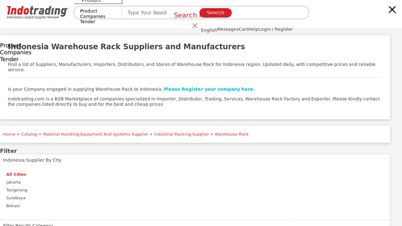 Indonesia Warehouse Rack Suppliers and Manufacturers December ...