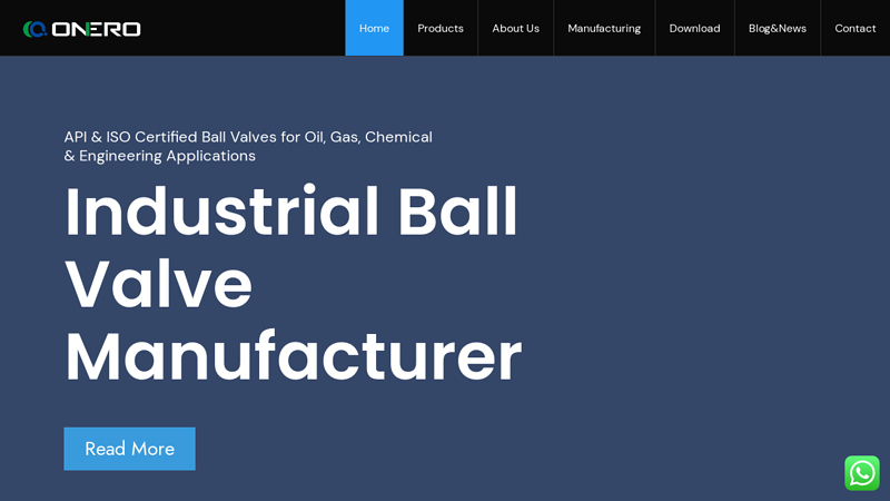 Industrial Ball Valve Manufacturer