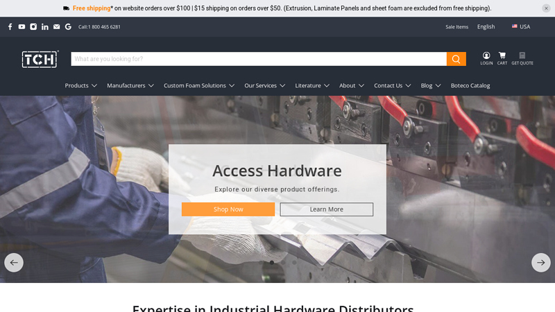 Industrial Hardware Distributors & Suppliers