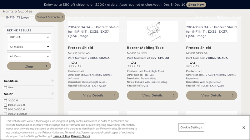 INFINITI Paints & Supplies
