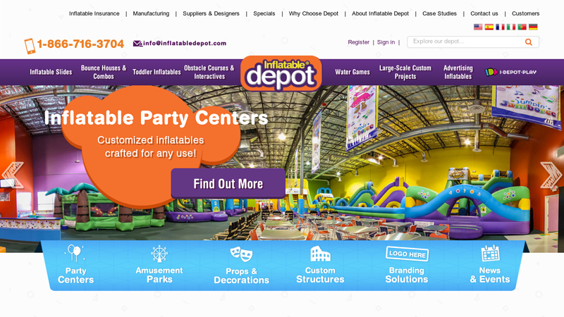 Inflatable Family Entertainment Centers