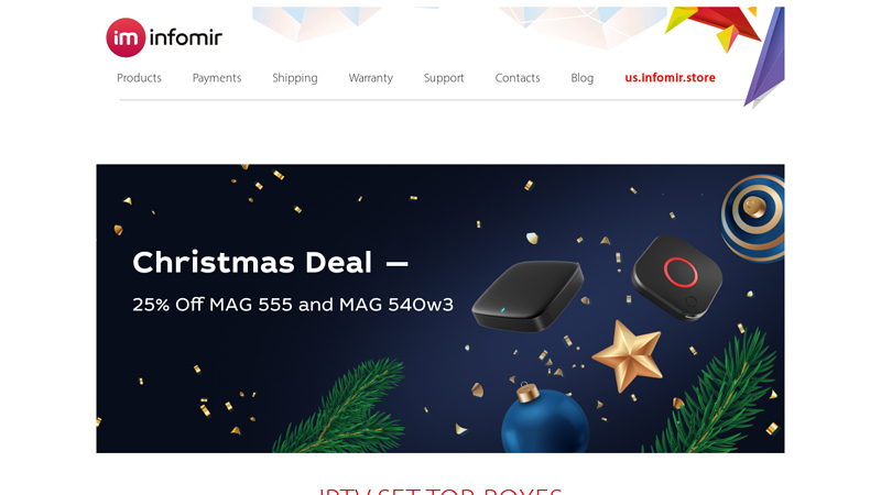 Infomir Official Seller in USA