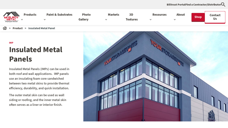 Insulated Metal Panels