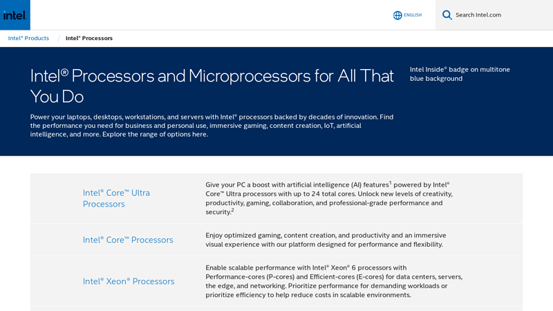 Intel® Processors
