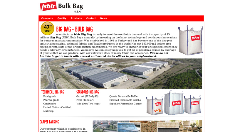 isbir Bulk Bag USA: Big Bag