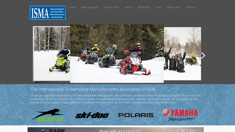 , ISMA (International Snowmobile Manufacturers ...