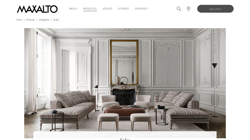 Italian luxury designer sofas