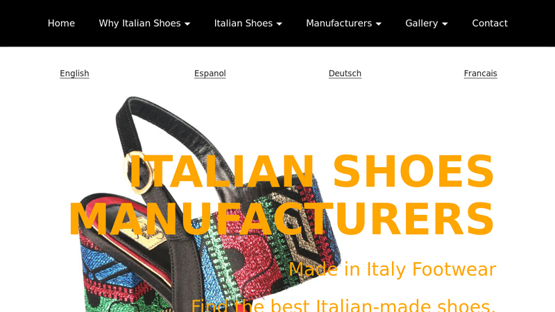 Italian shoes manufacturers and suppliers for wholesale or private ...